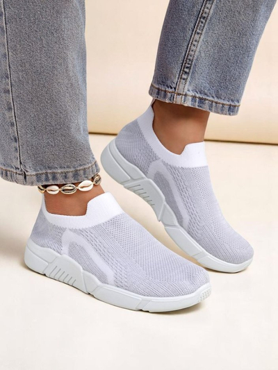 Royalfashion Chaussures de sport en tissu pour femme à enfiler Vena
