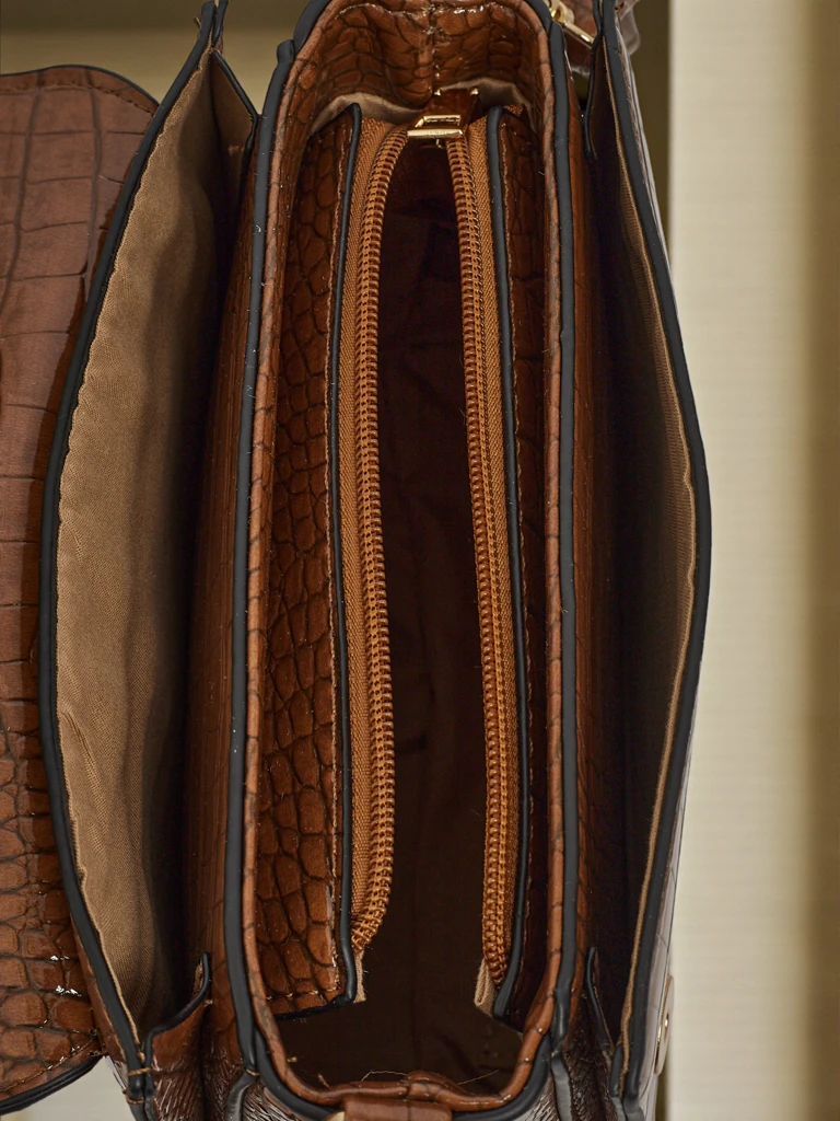 Petit sac à main pour femme en cuir écologique Tesic