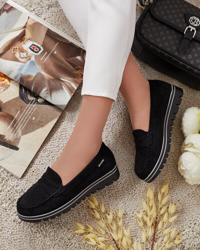 Royalfashion Mocassins ajourés pour femme Leteller