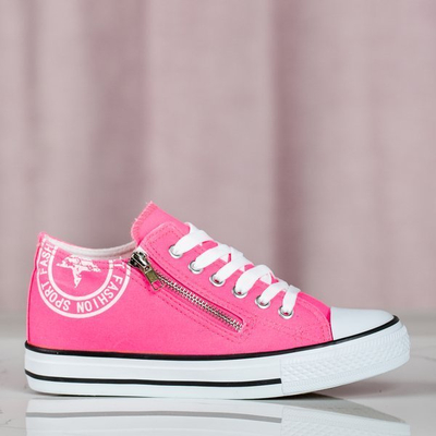 Baskets rose fluo à imprimé Fabiana - Footwear