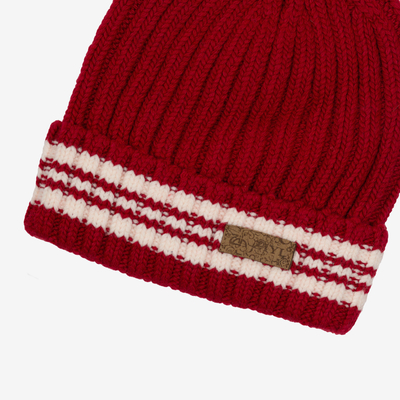 Bonnet homme rouge en laine mélangée - Accessoires