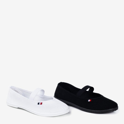 Baskets à enfiler Pruna blanches - Chaussures 1