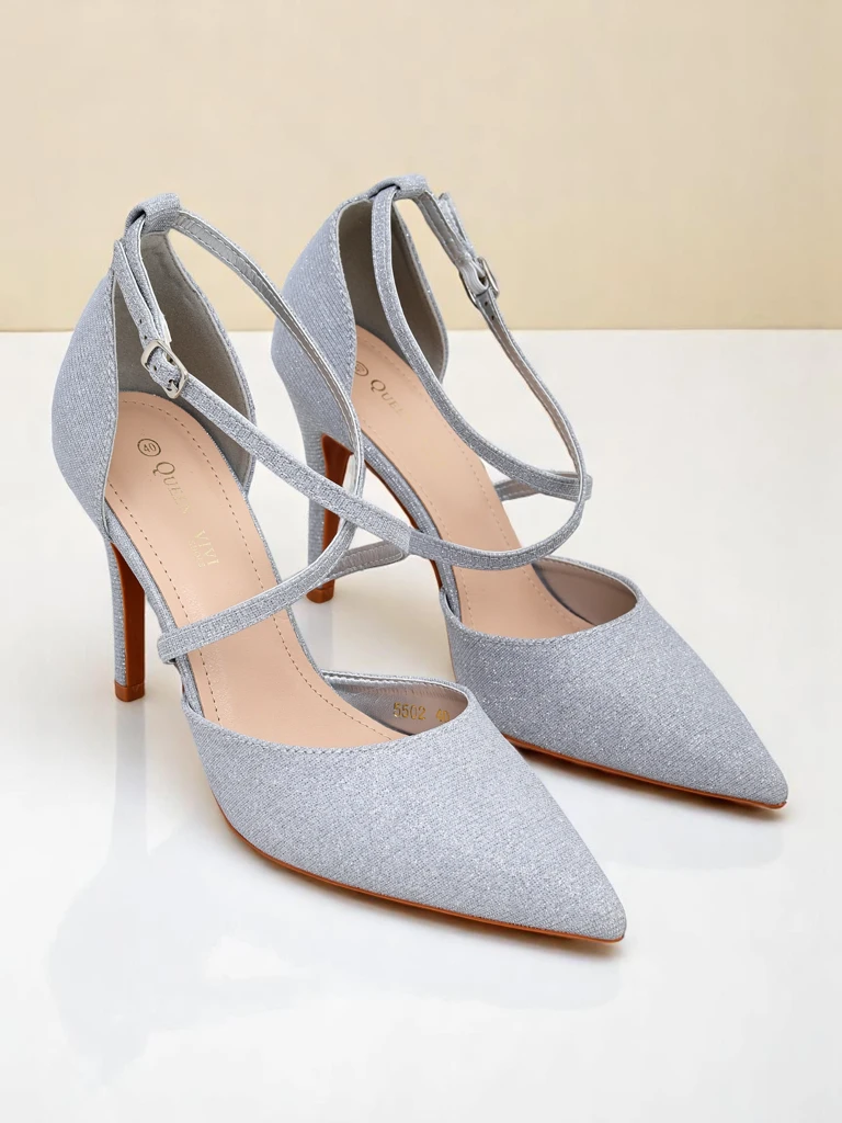 Royalfashion Escarpins à talon aiguille pour femme GlamStrap