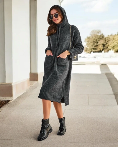 Robe pull longue pour femme de la marque Royalfashion