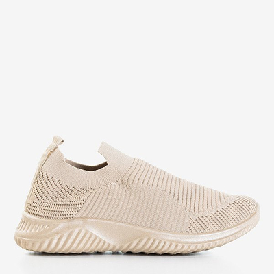 Chaussures de sport femme Bigula beige - Chaussures 1