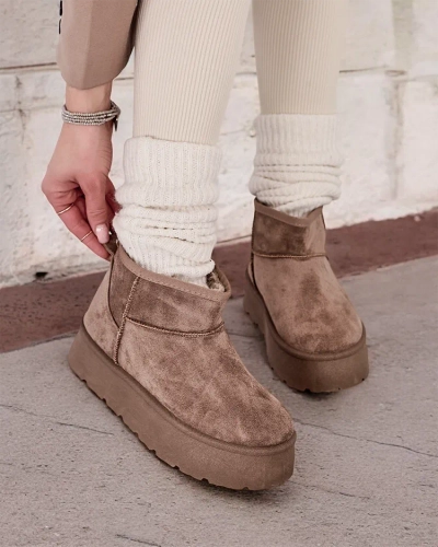 Royalfashion Bottes courtes pour femmes bottes de neige Hawanni