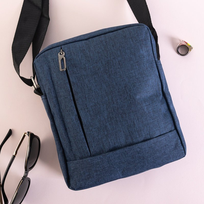 Sac bandoulière homme bleu marine - Accessoires