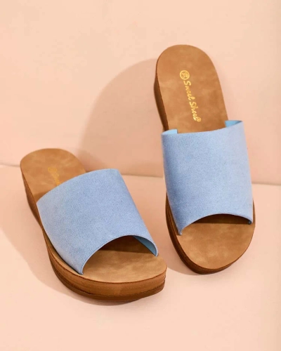 Royalfashion Tongs à talon bas Saffil pour femme