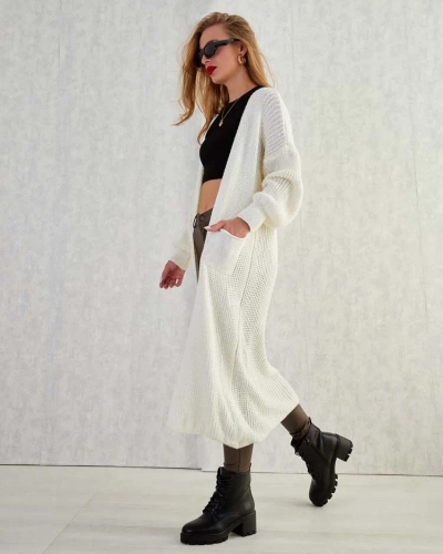 Royalfashion Pull couvre-lit tricoté pour femme