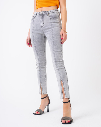 Jean skinny femme gris - Vêtements