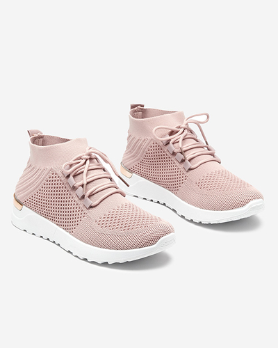Chaussures de sport en tissu rose Bamggy pour femmes - Chaussures