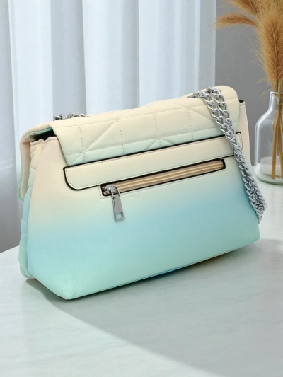 Royalfashion Petit sac à main pour femme en cuir écologique ombré Sophie Rose