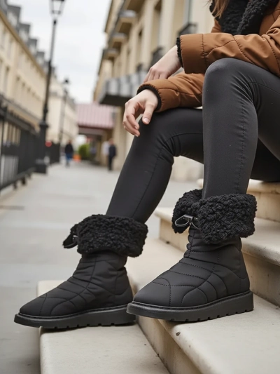 Bottes pour femmes Royalfashion comme des bottes de neige Oferita