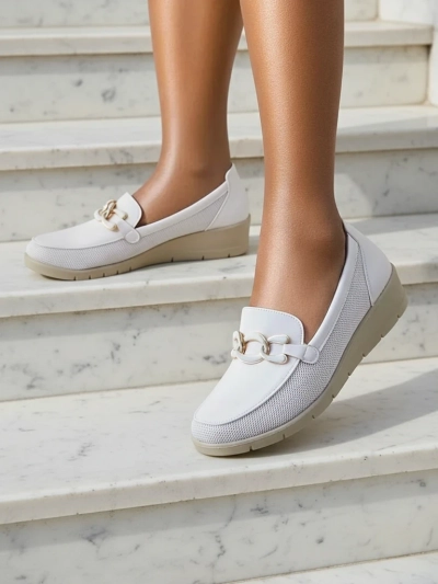 Bianca Classica Chaussures pour Femmes à Plateformes Compensées