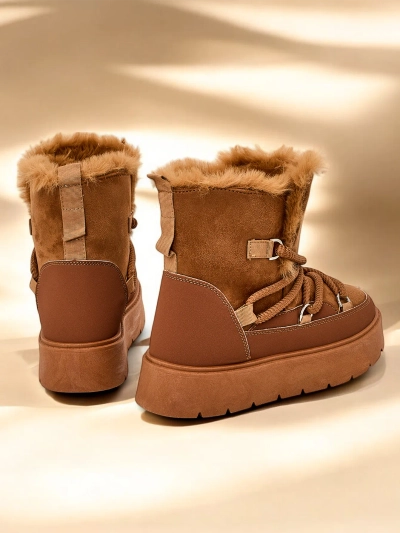 Bottes de neige à lacets pour femmes de Royalfashion Liloz