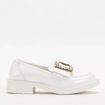 OUTLET Chaussures femme blanches avec cristaux Iolara - Footwear