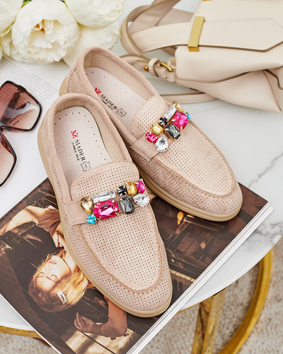 Royalfashion Mocassins ajourés pour femme Mettele