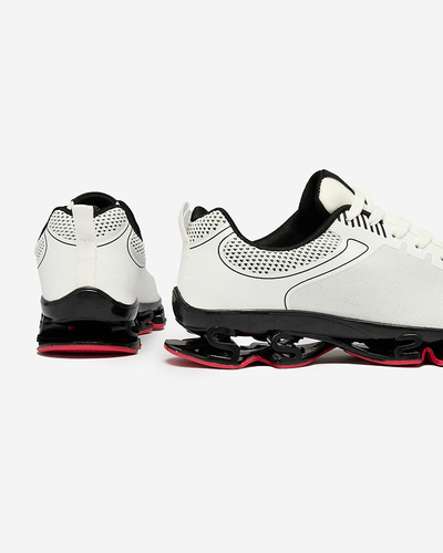 Royalfashion Chaussures de sport pour hommes blanches Setorla