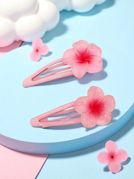 Barrettes Florisia avec fleur