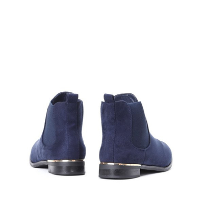 Granatowe sztyblety Lisa- Obuwie