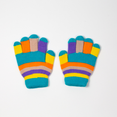 Gants bleus fille à paillettes et flocon de neige - Accessoires
