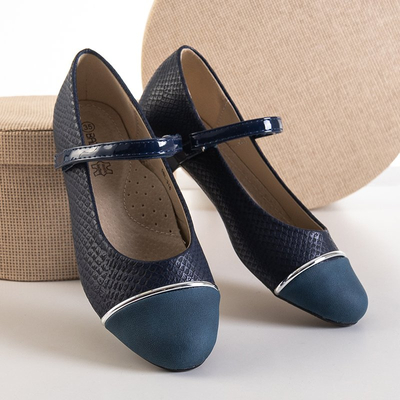 Ballerines bleu marine pour enfants Tivona - Footwear