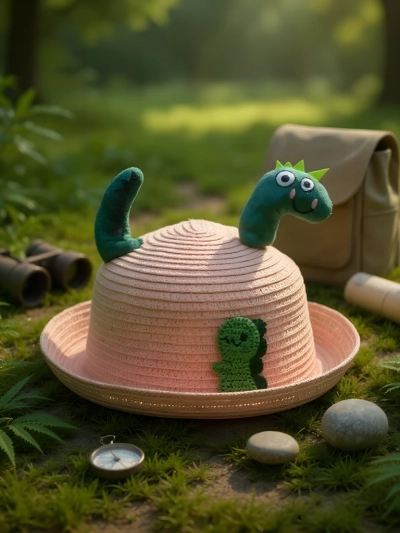 Royalfashion Chapeau d’enfant Dino Chapeau d’été