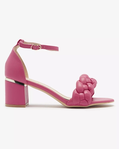 Fuchsia Sandales à talon pour femme Marines - Footwear