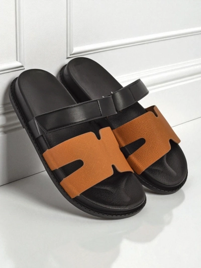 Royalfashion Sandales à enfiler pour femme en éco-cuir FlexiComfi
