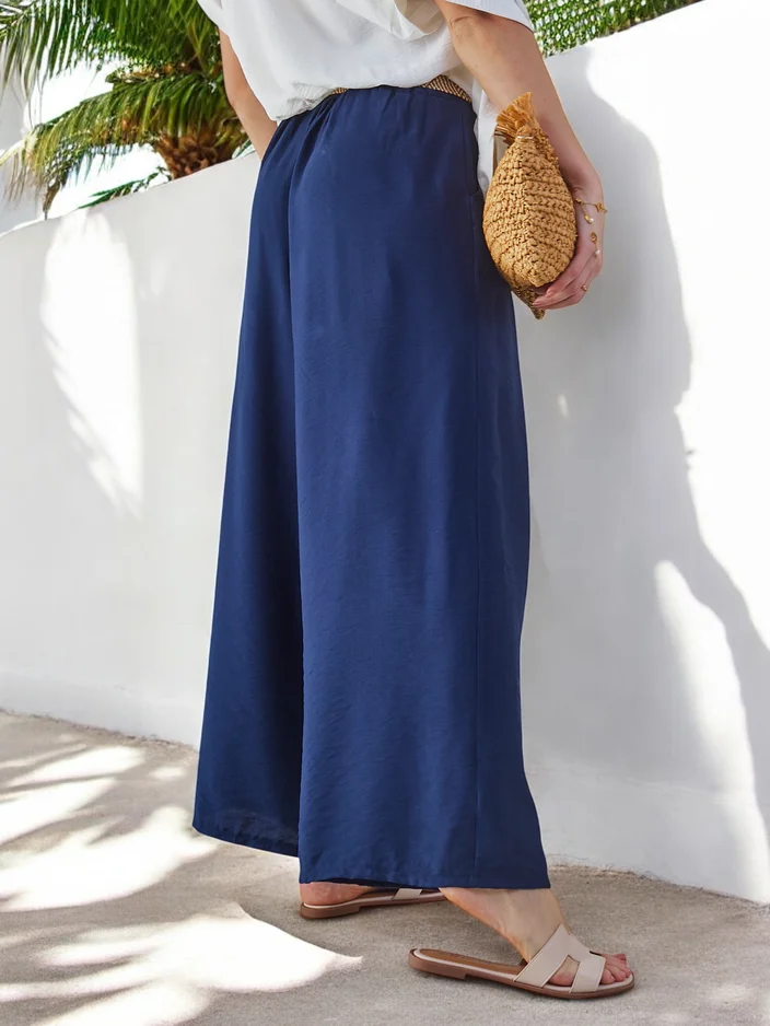 Pantalons larges en viscose Royalfashion pour femmes