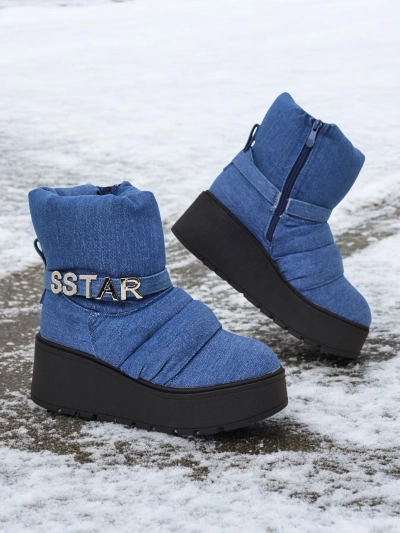 Royalfashion Bottes de neige pour femmes Fizo