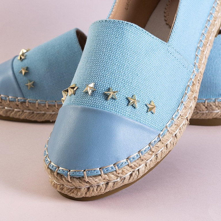Espadrilles bleues pour femmes avec étoiles Fraus - Footwear
