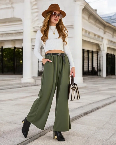 Royalfashion Pantalon large pour femme