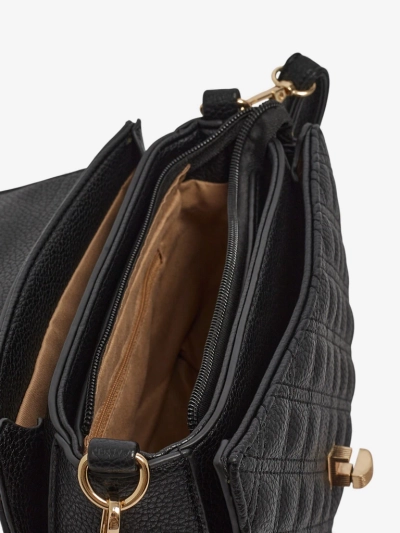 Sac à Main pour Femmes Luna Noir en Cuir Élégant pour Tous les Jours