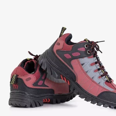 OUTLET Chaussures de sport pour femmes Aliccer noires et rouges - Footwear