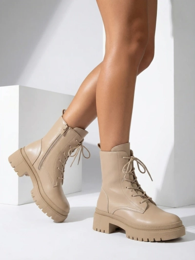 Royalfashion Bottes à lacets Bumalo pour femme