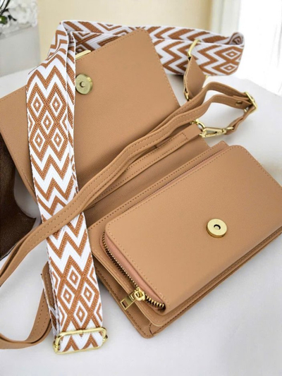 Royalfashion Portefeuille-sac multifonction matelassé à bandoulière Multi Culti