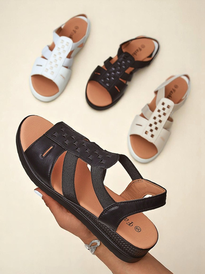 Sandales compensées basses pour femmes Royalfashion Sora