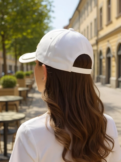 Royalfashion Casquette avec strass Heart Spark