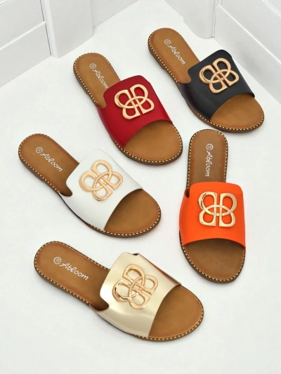 Royalfashion Mules femme à semelle plate Heraklia