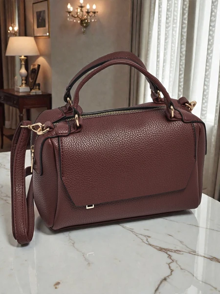 Petit sac à main pour femme en cuir écologique Oleffa