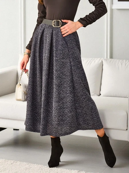 Jupe midi pour femmes Royalfashion