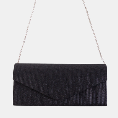 Sac de soirée noir brillant - Sacs à main
