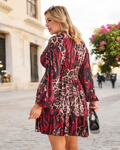 Robe mi-longue pour femme de Royalfashion avec impression