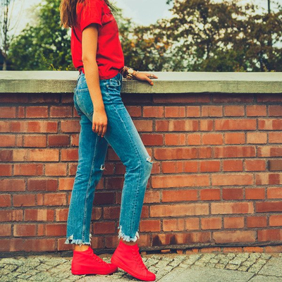 Sneakers classiques Laurette framboise - Chaussures 1