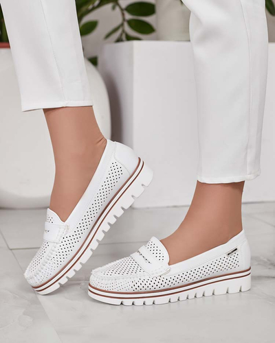 Royalfashion Mocassins ajourés pour femme Leteller