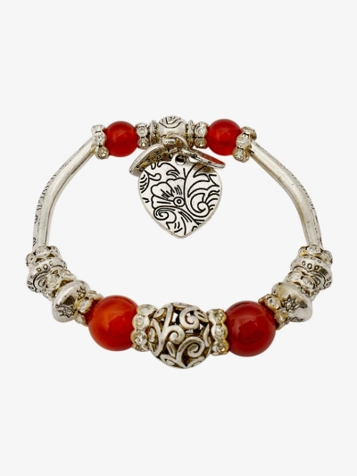 Bracelet pour femme avec cœurs Heart Glitz