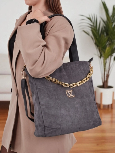 Sac à main shopper pour femmes en éco-daim Twilight Life