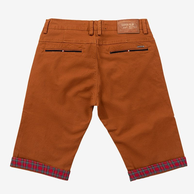 Short marron pour homme - Vêtements