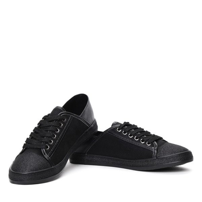 Czarne trampki Hanna- Obuwie